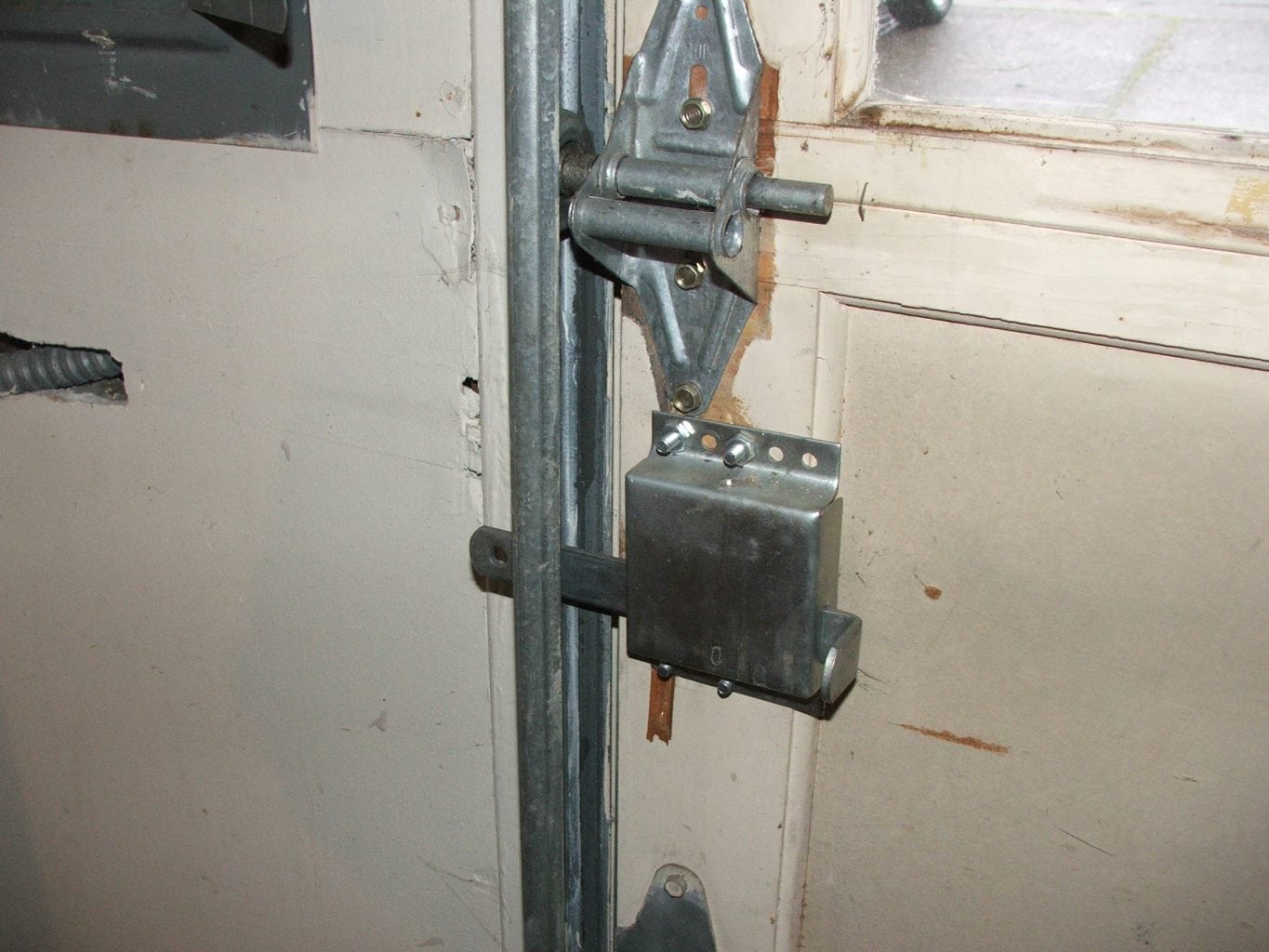 Has your garage door manual locking device been properly