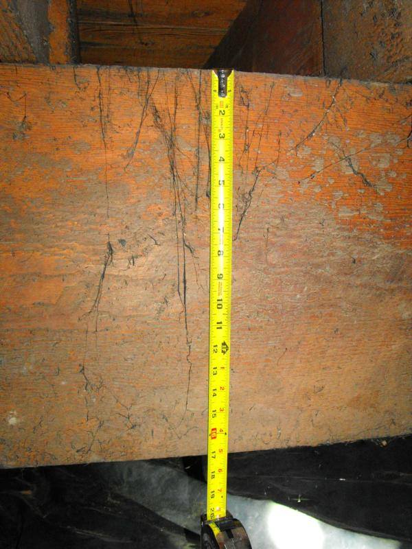 17 inch tall wood beam