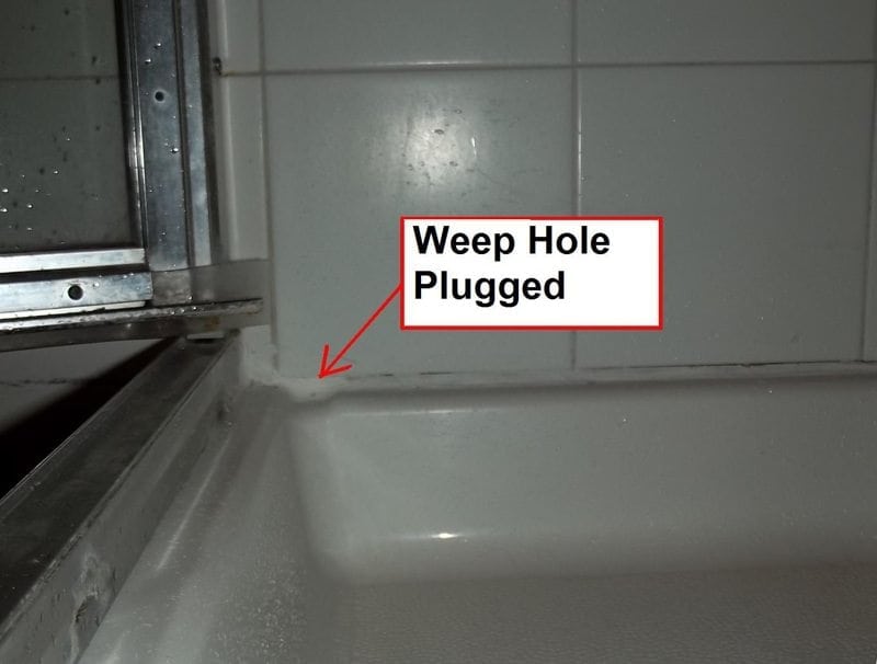 Why Is My Shower Enclosure Leaking Even, How To Stop Sliding Shower Door From Leaking
