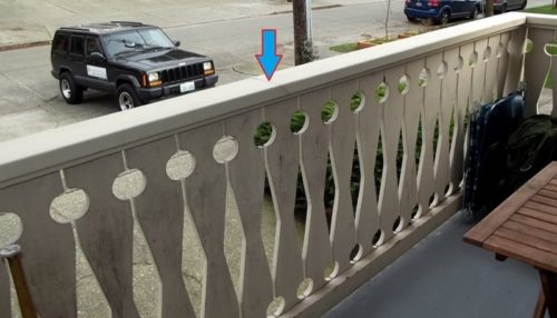 Non-continuous deck barrier railing