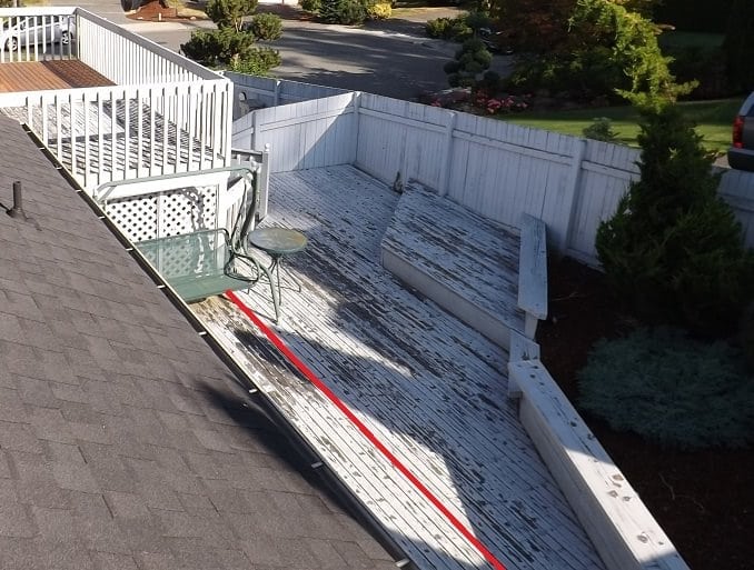 Honey, the deck ate the WHOLE yard!